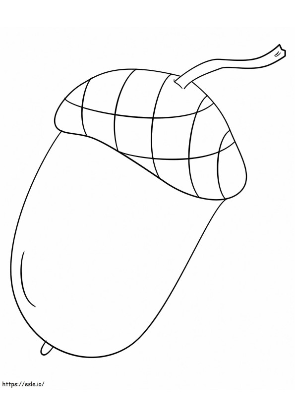 Acorn 3 coloring page