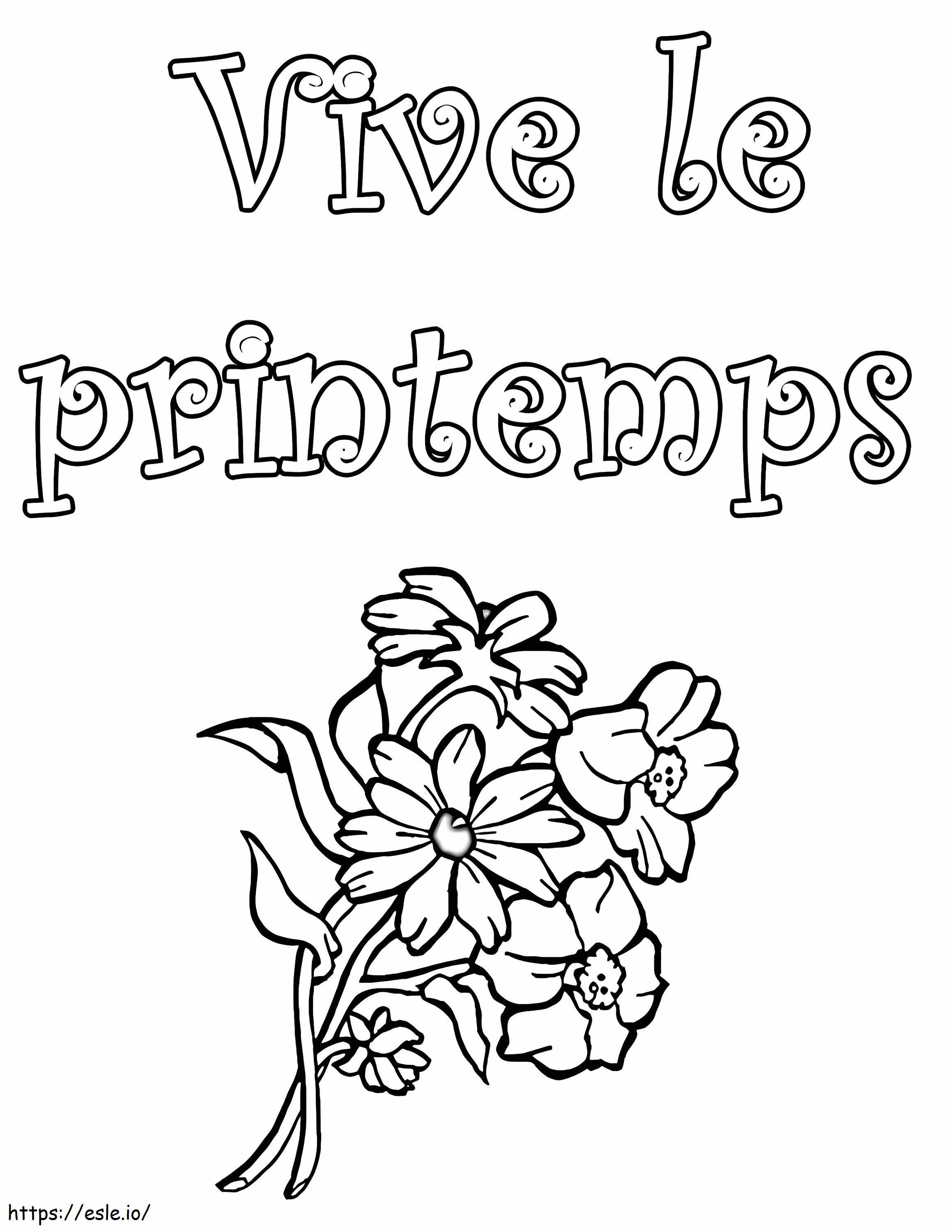 Long Live Spring 2 coloring page