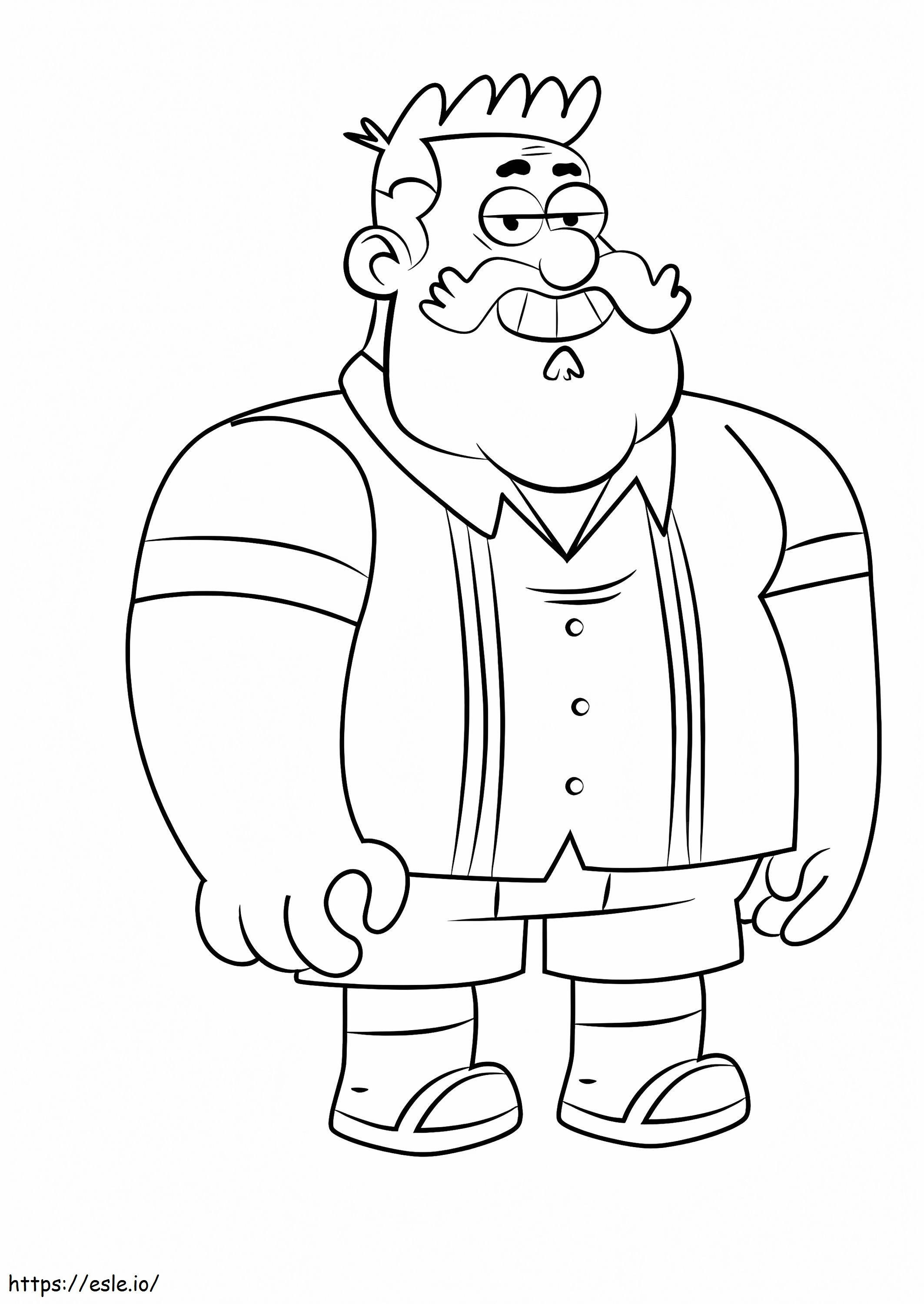 Phil Felt From Atomic Puppet coloring page