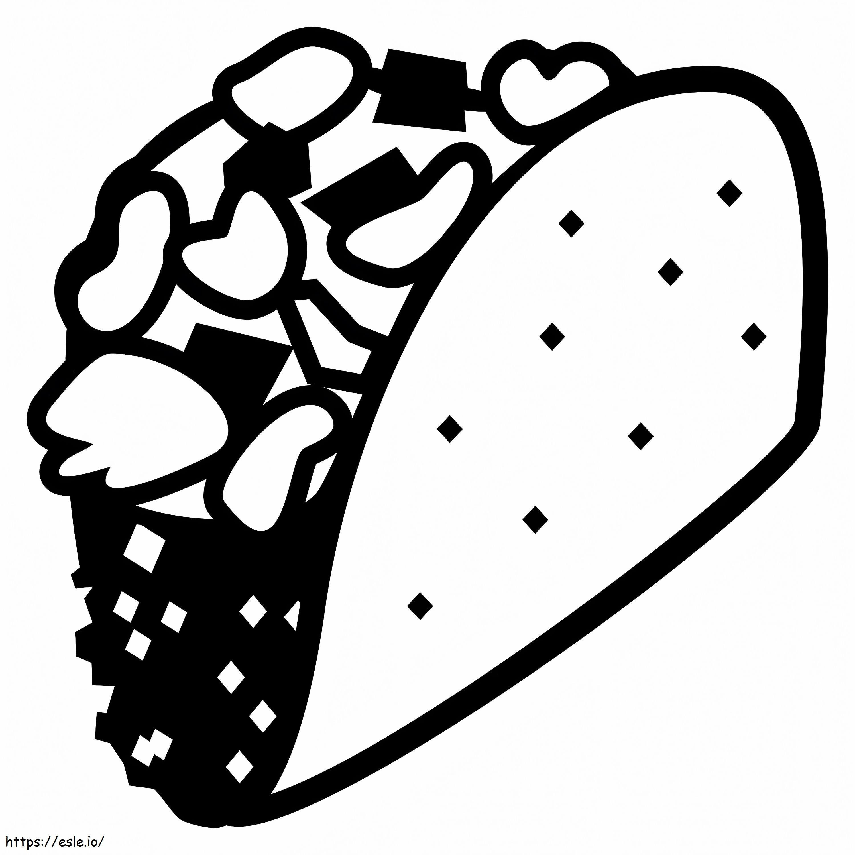 bir taco boyama