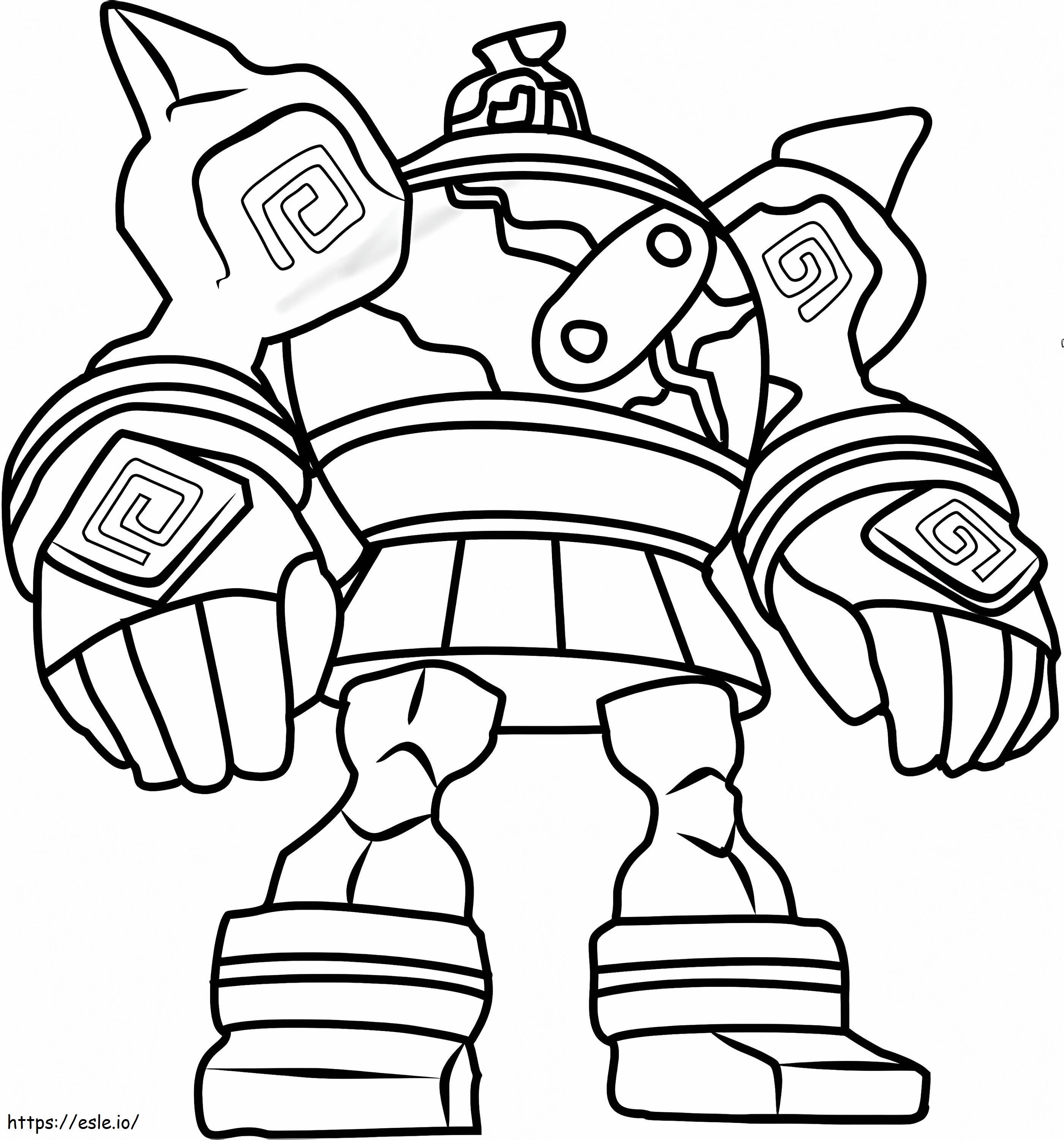 golett coloring pages printables pokemon