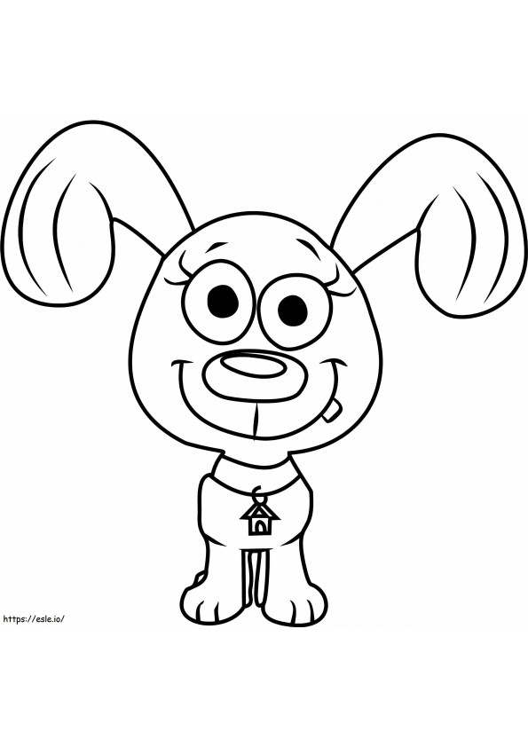 Rebound From Pound Puppies coloring page