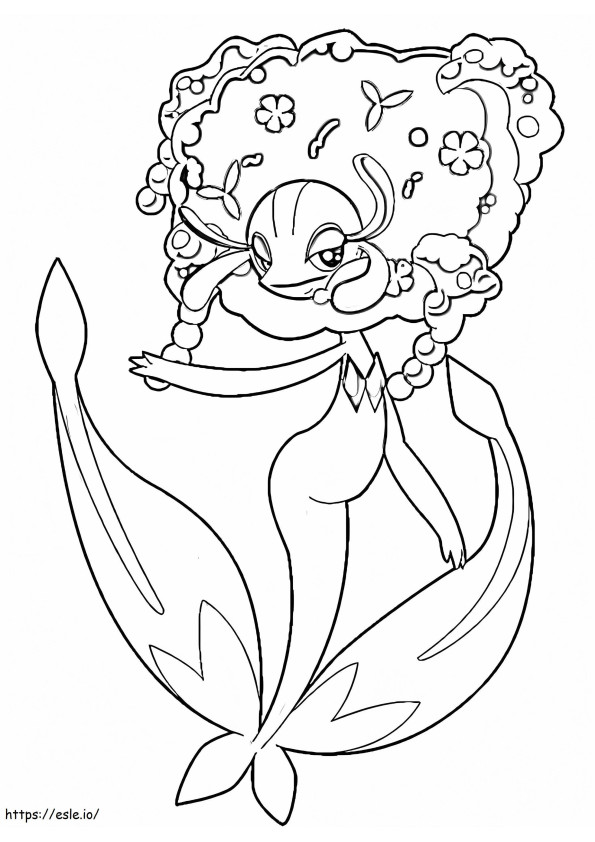 Beautiful Florges coloring page