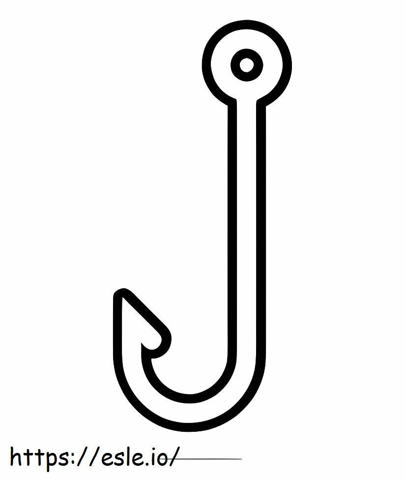 A Hook coloring page