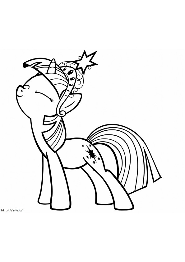 Twilight Sparkle From My Little Pony coloring page