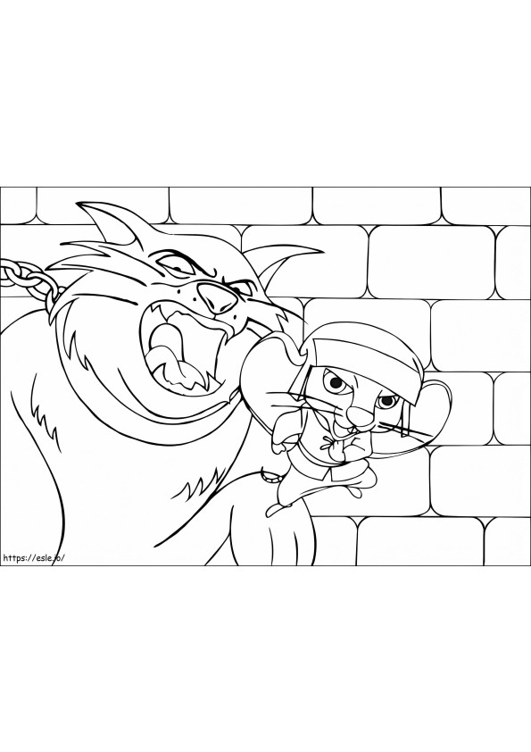 The Tale Of Despereaux 4 coloring page
