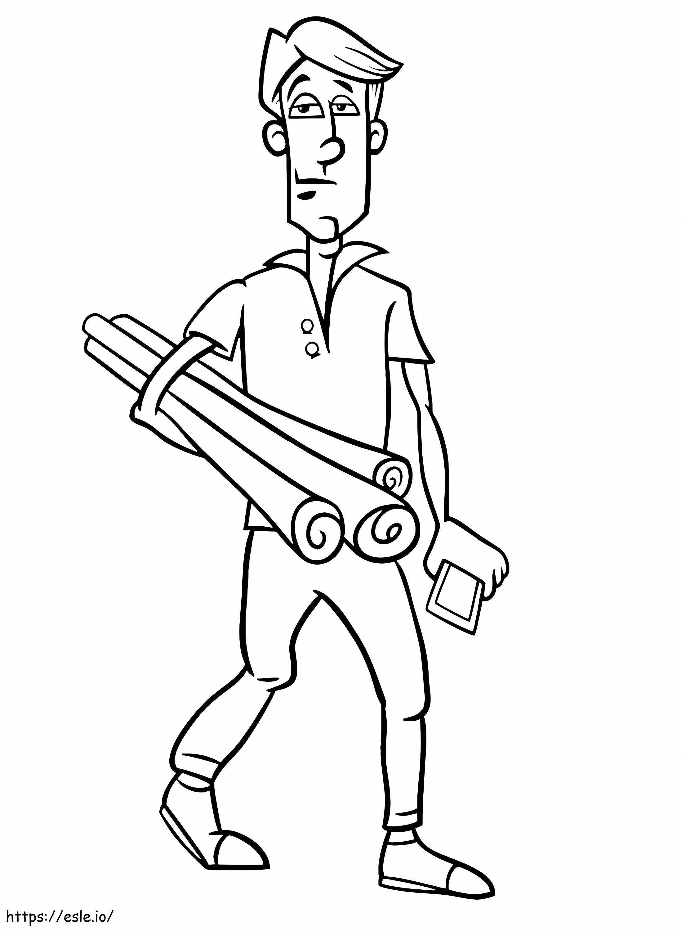 Engineer 5 coloring page