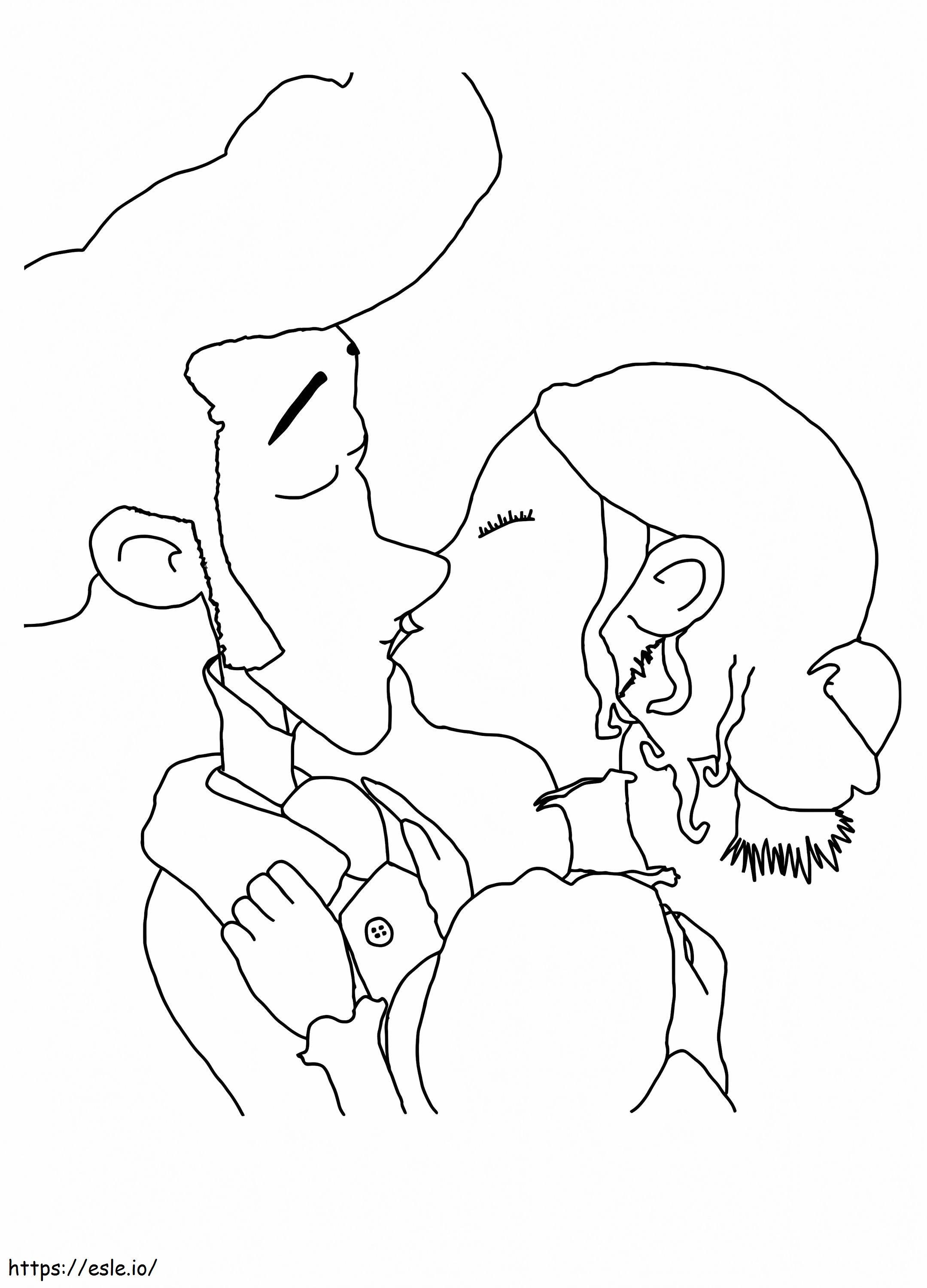A Monster In Paris 12 coloring page