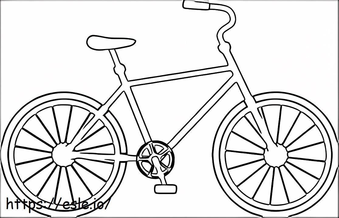 Snelste fiets kleurplaat kleurplaat