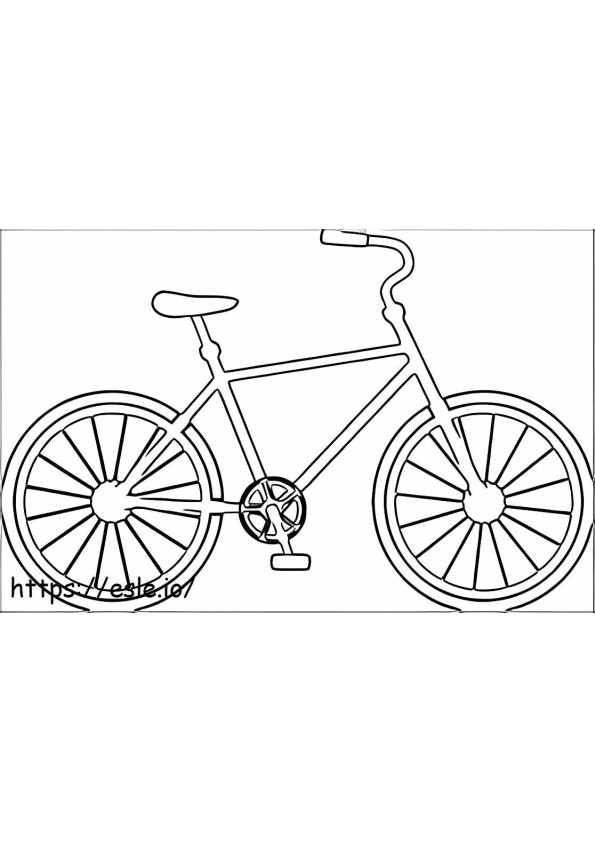 Snelste fiets kleurplaat