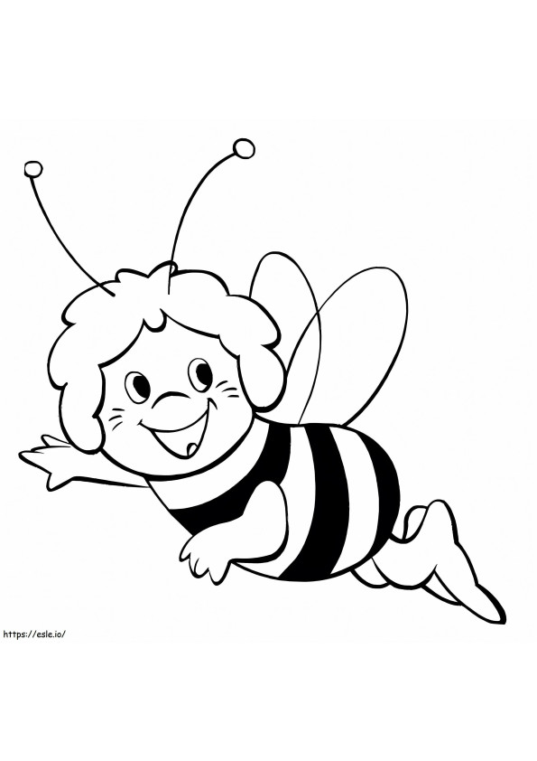 Maja The Bee coloring page