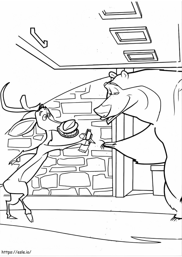 Elliot And Boog coloring page