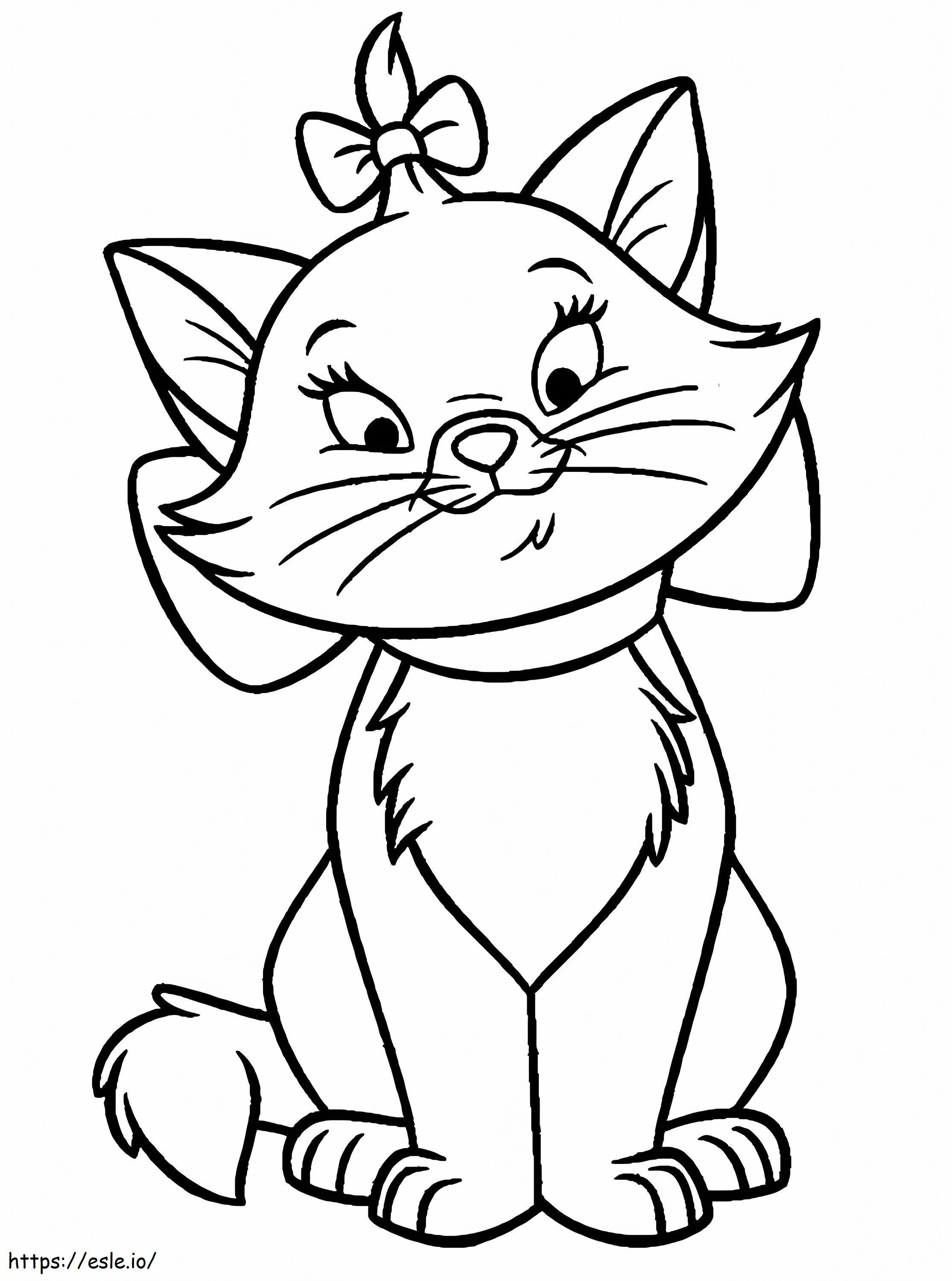 Printable Aristocats coloring page