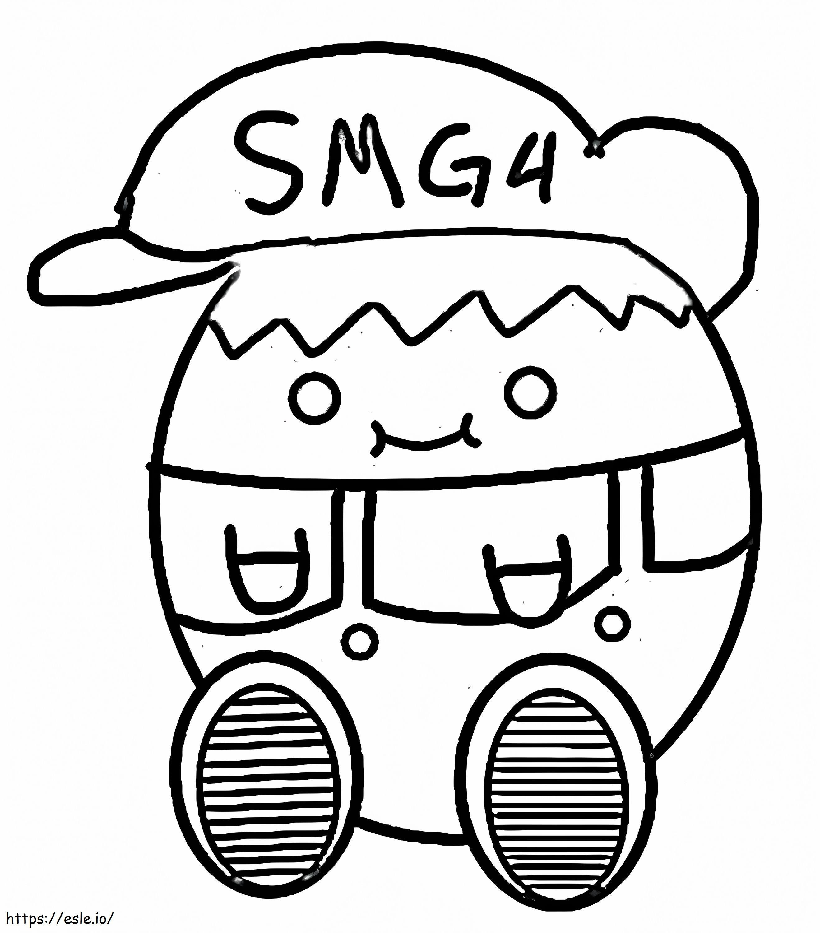Free Printable Beeg SMG4 coloring page