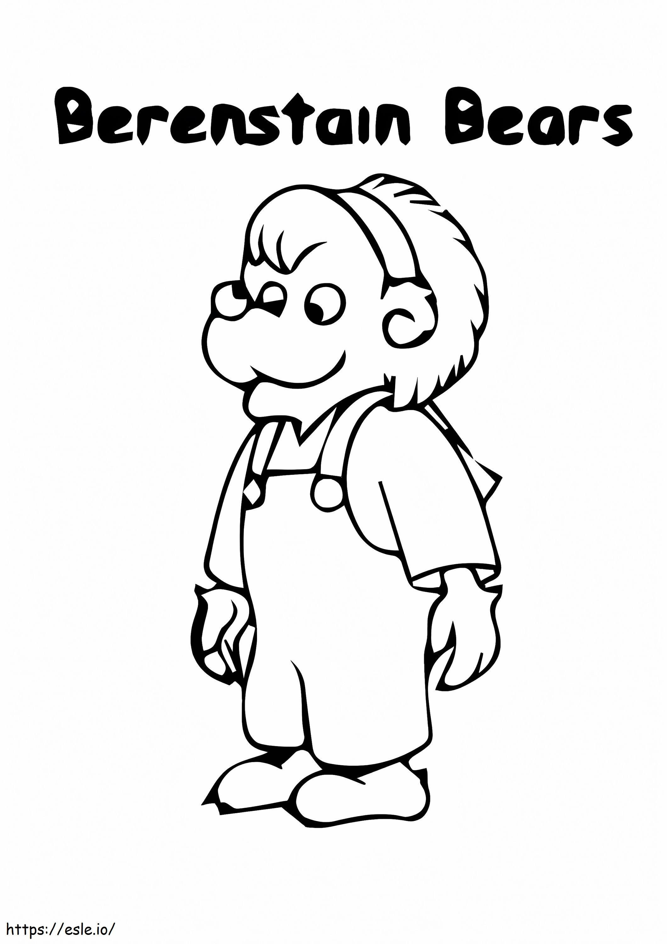 Berenstain Bears Smiling coloring page