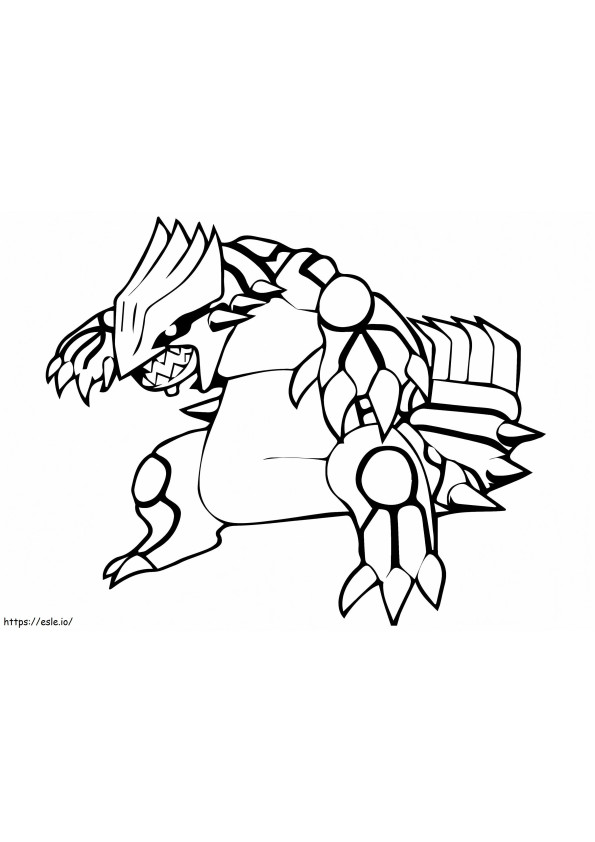 Coloriage  Pokémon Groudon A4 E1600670123472 à imprimer dessin