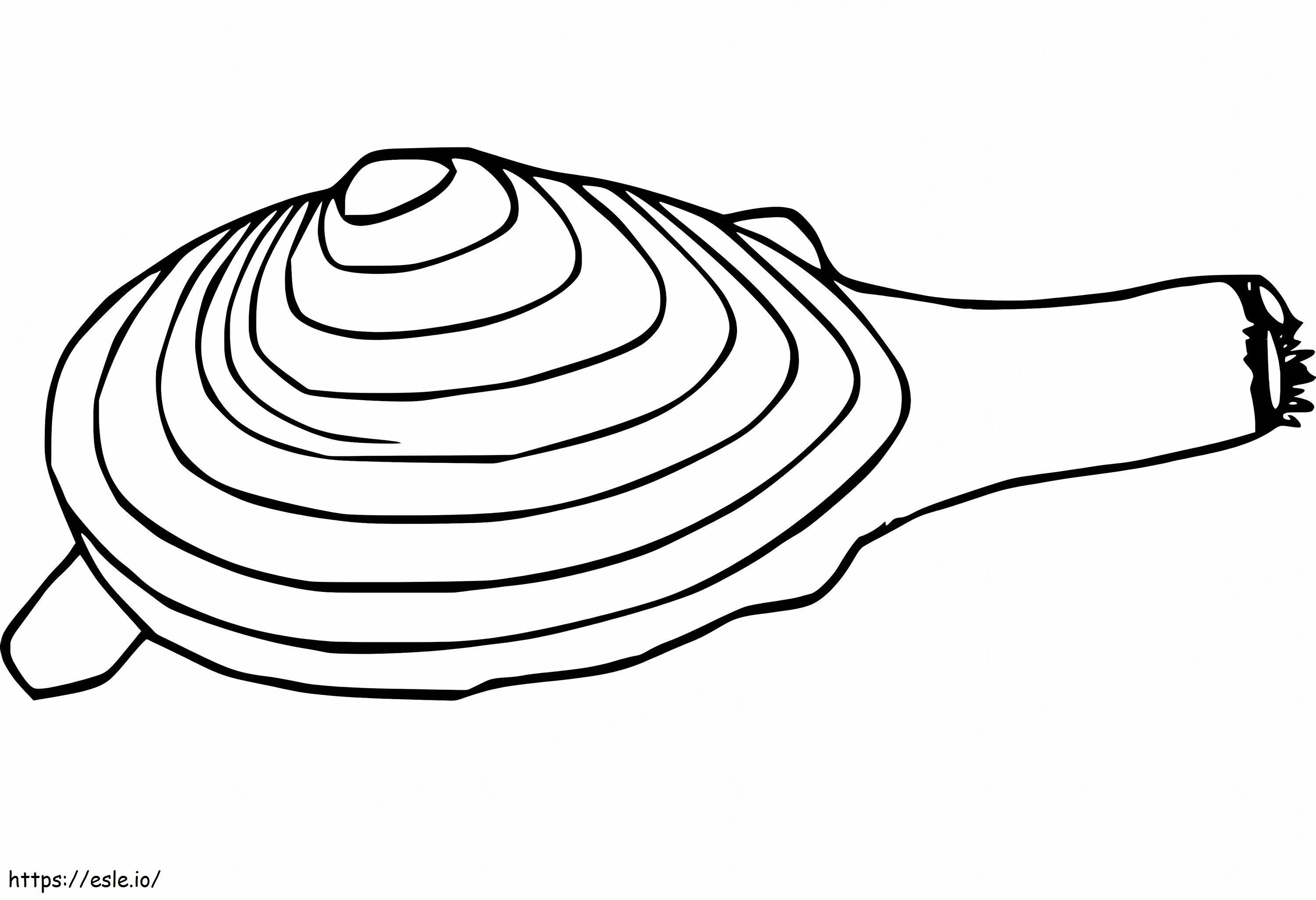 Pacific Geoduck coloring page