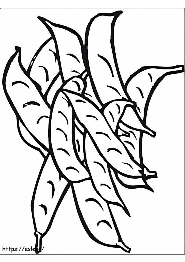 Normal Beans coloring page
