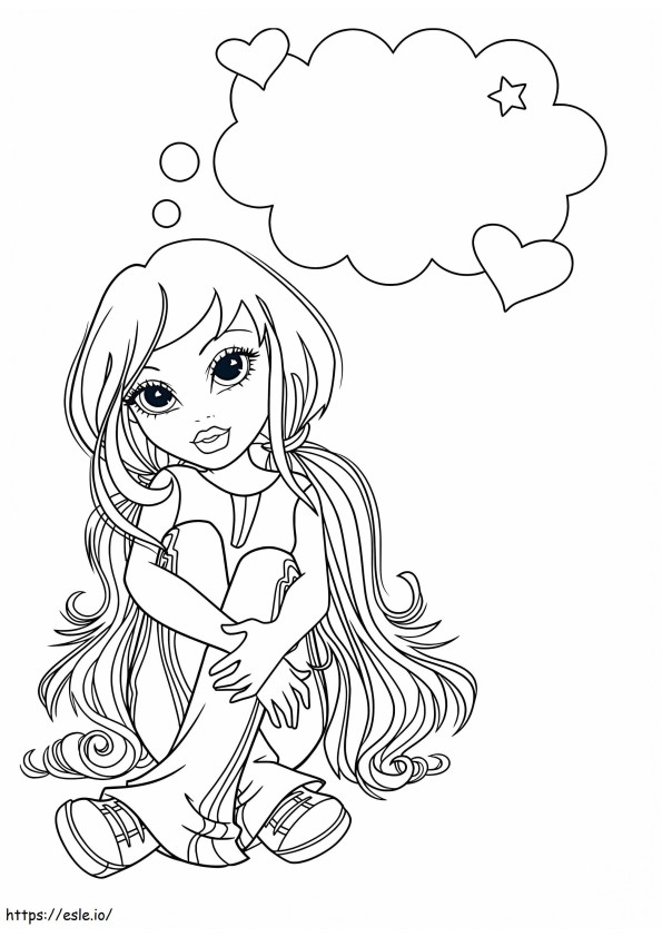 Moxie Girlz 9 coloring page