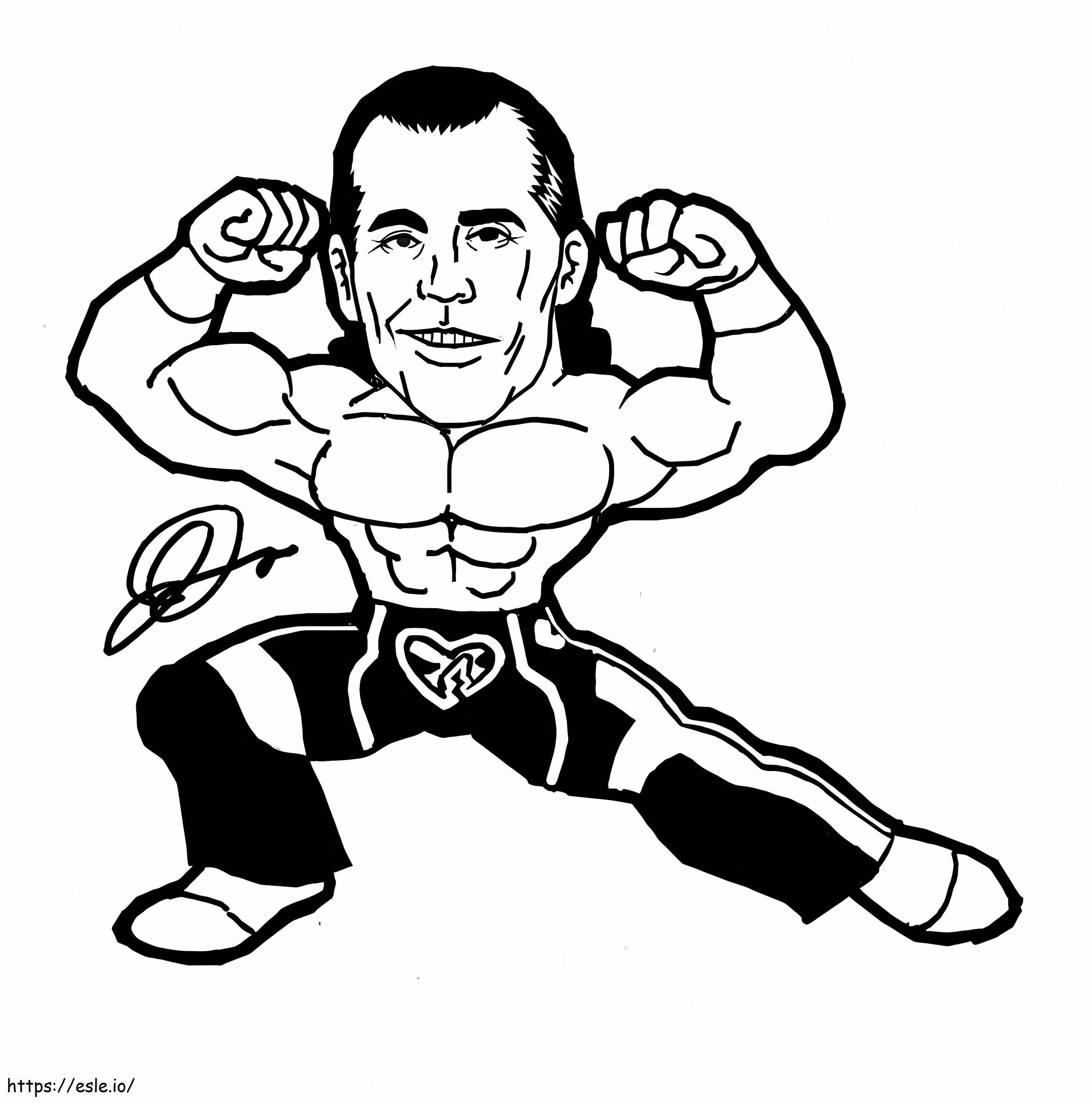 Funny Shawn Michaels coloring page