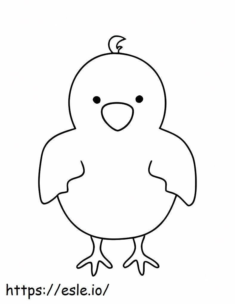 Sweet Chick coloring page