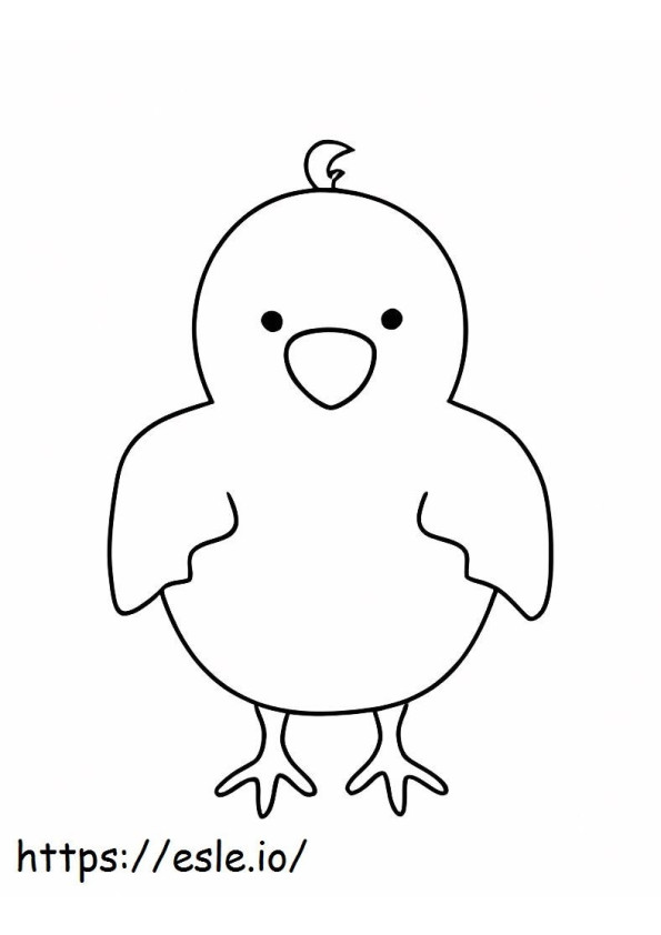 Sweet Chick coloring page