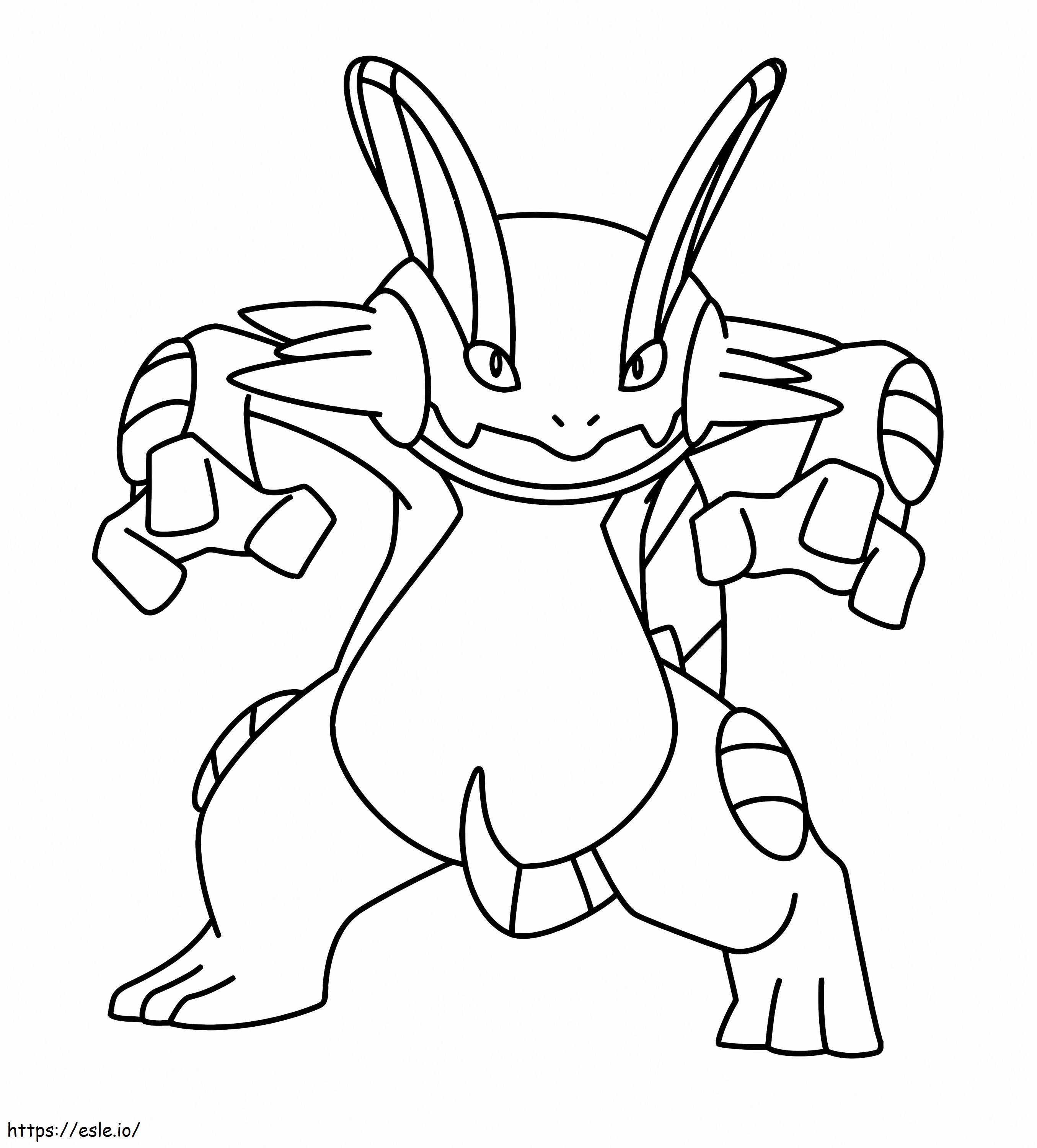 Swampert Pokemon 2 coloring page