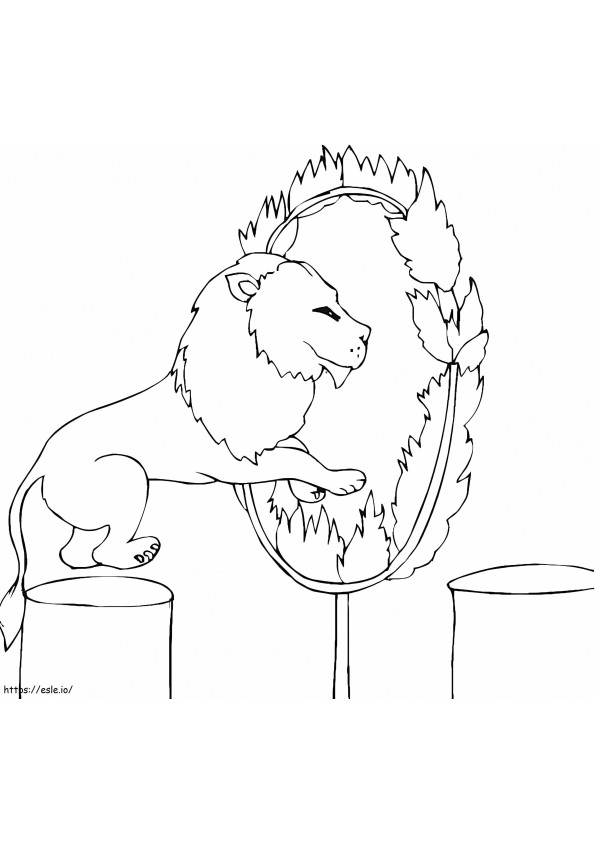 Lion In Circus