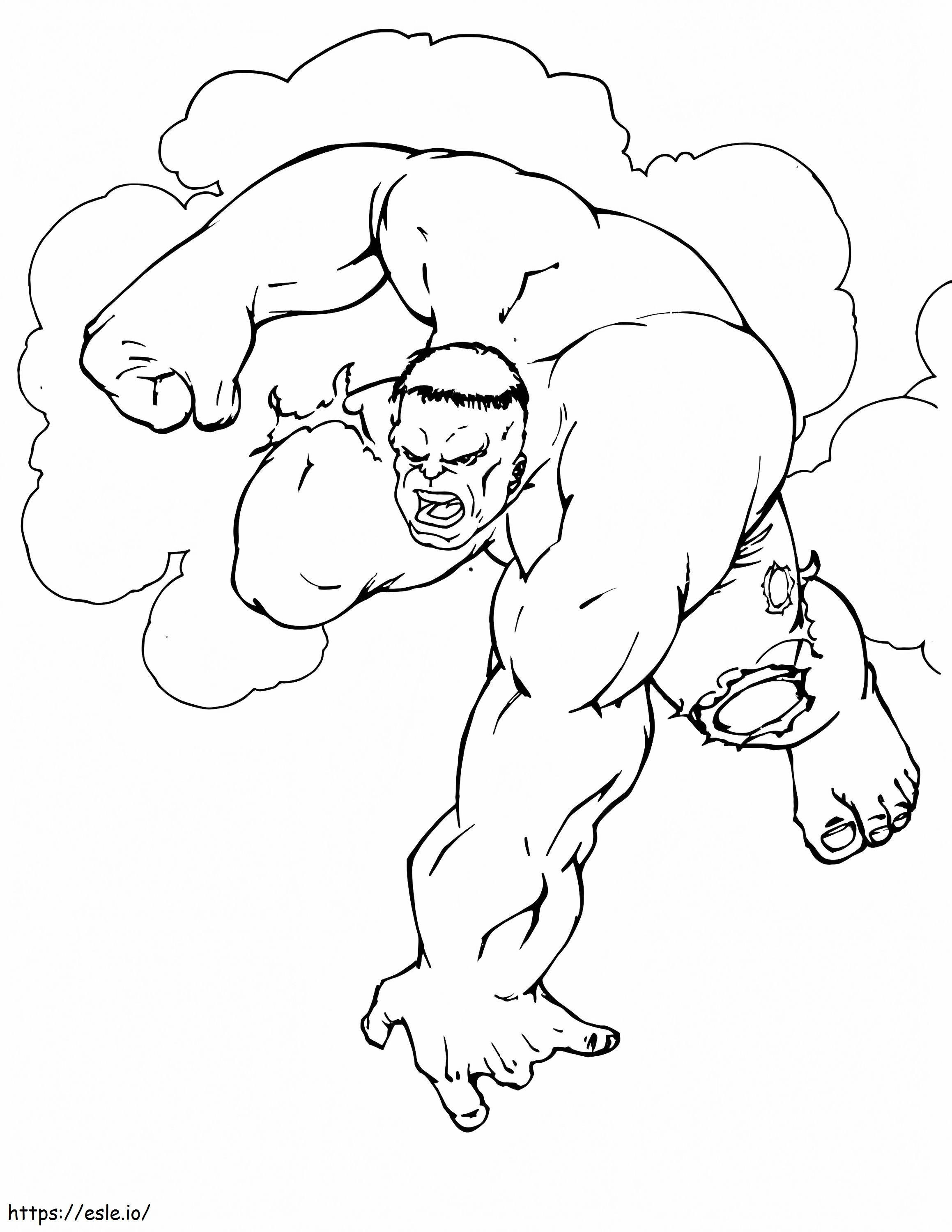 Hulk pe pământ de colorat