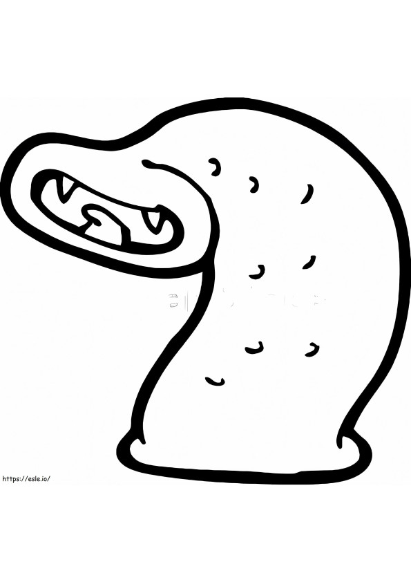 Leech Smiling coloring page