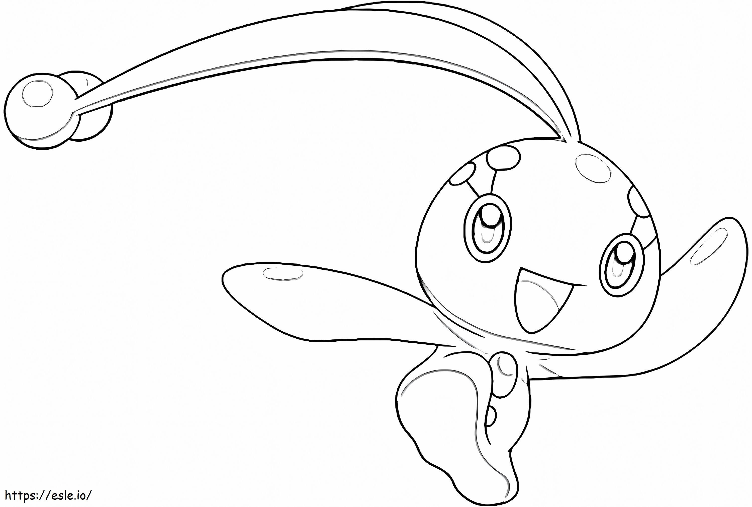 Adorable Manaphy Pokemon coloring page
