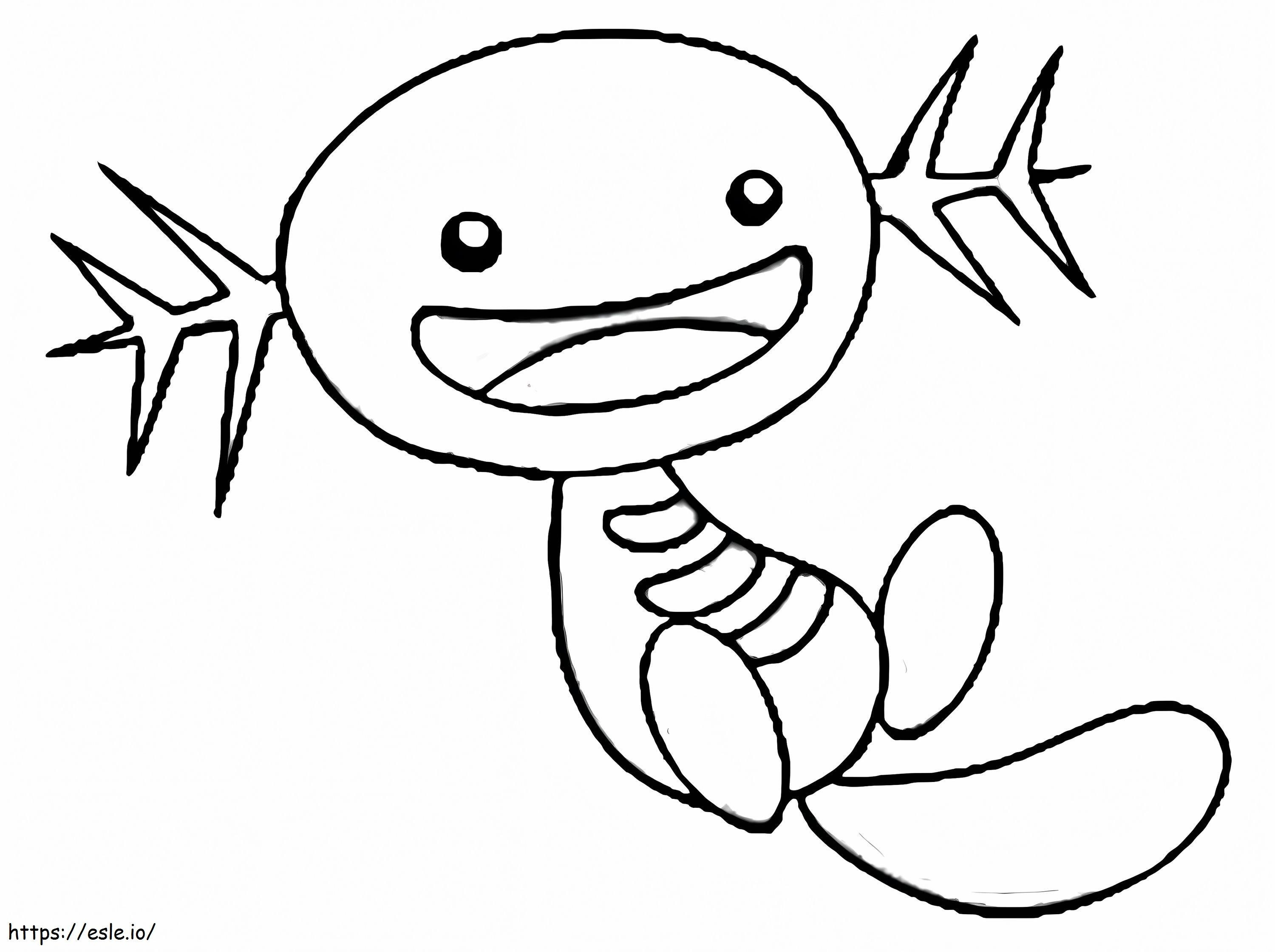 Wooper 1 coloring page