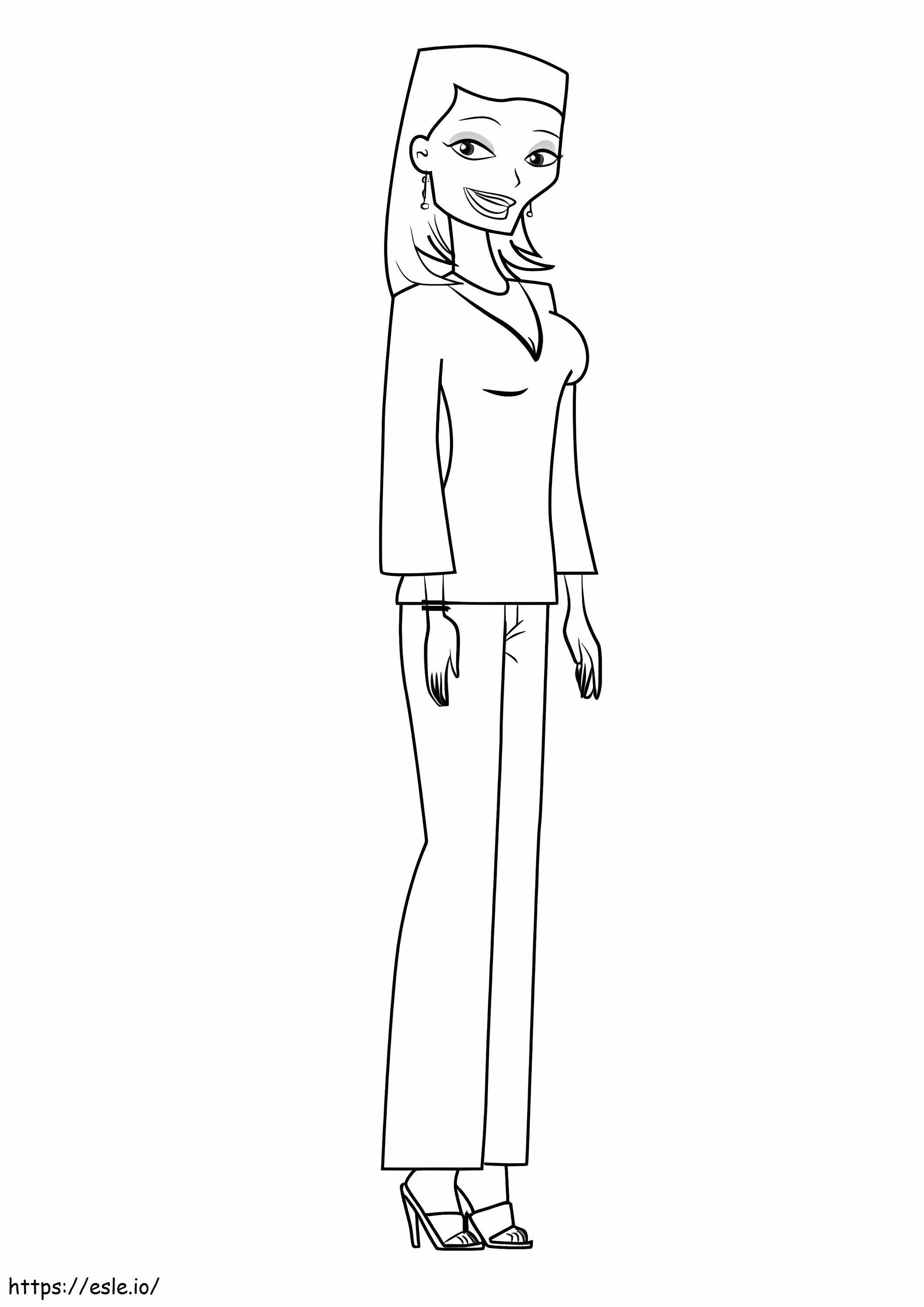 Emma Masterson From 6Teen coloring page