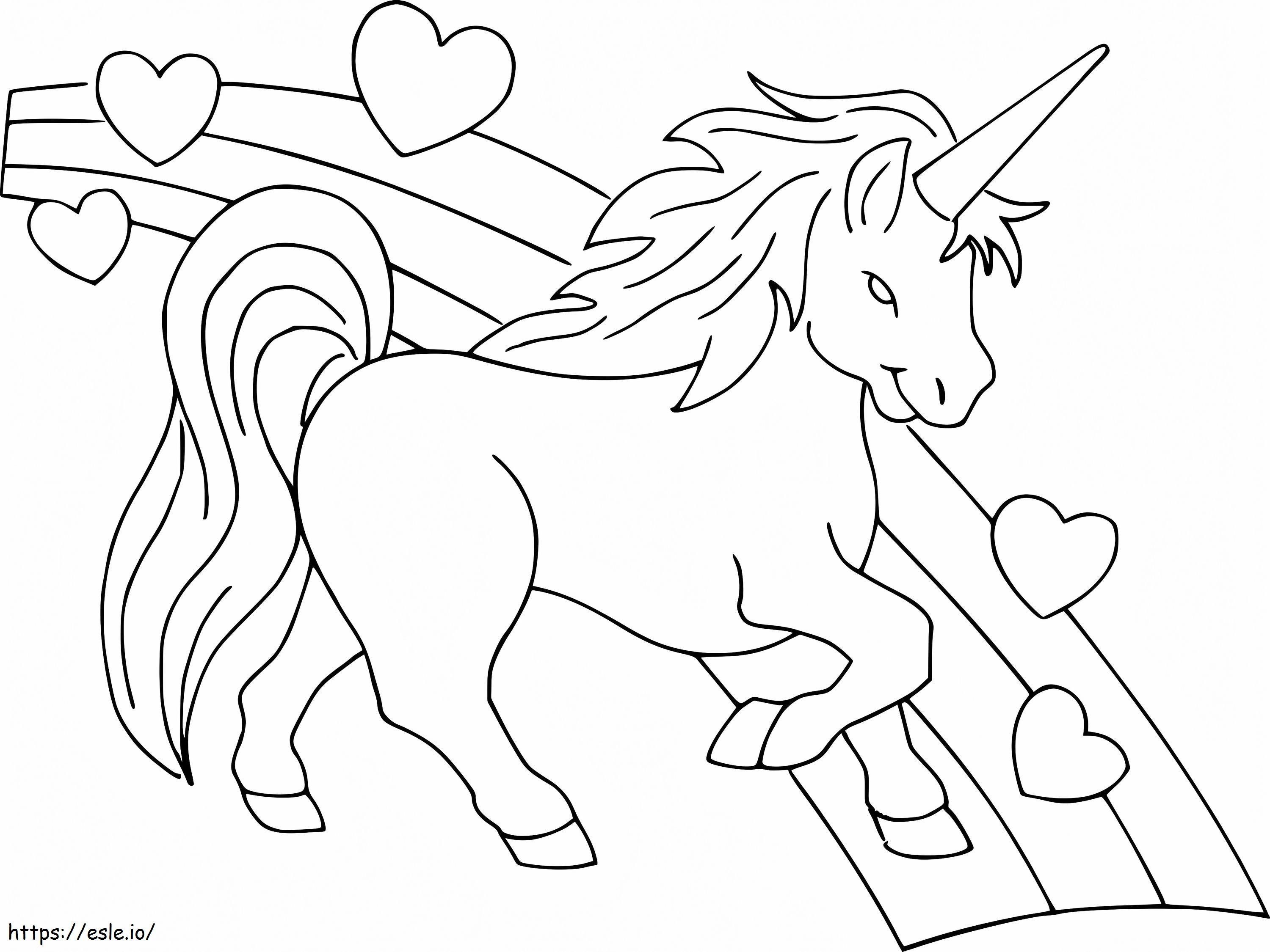 Amazing Unicorn 1 1024X768 coloring page