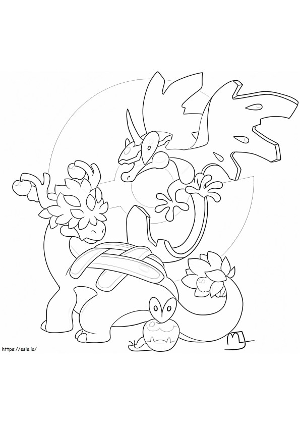 Flapple 4 coloring page