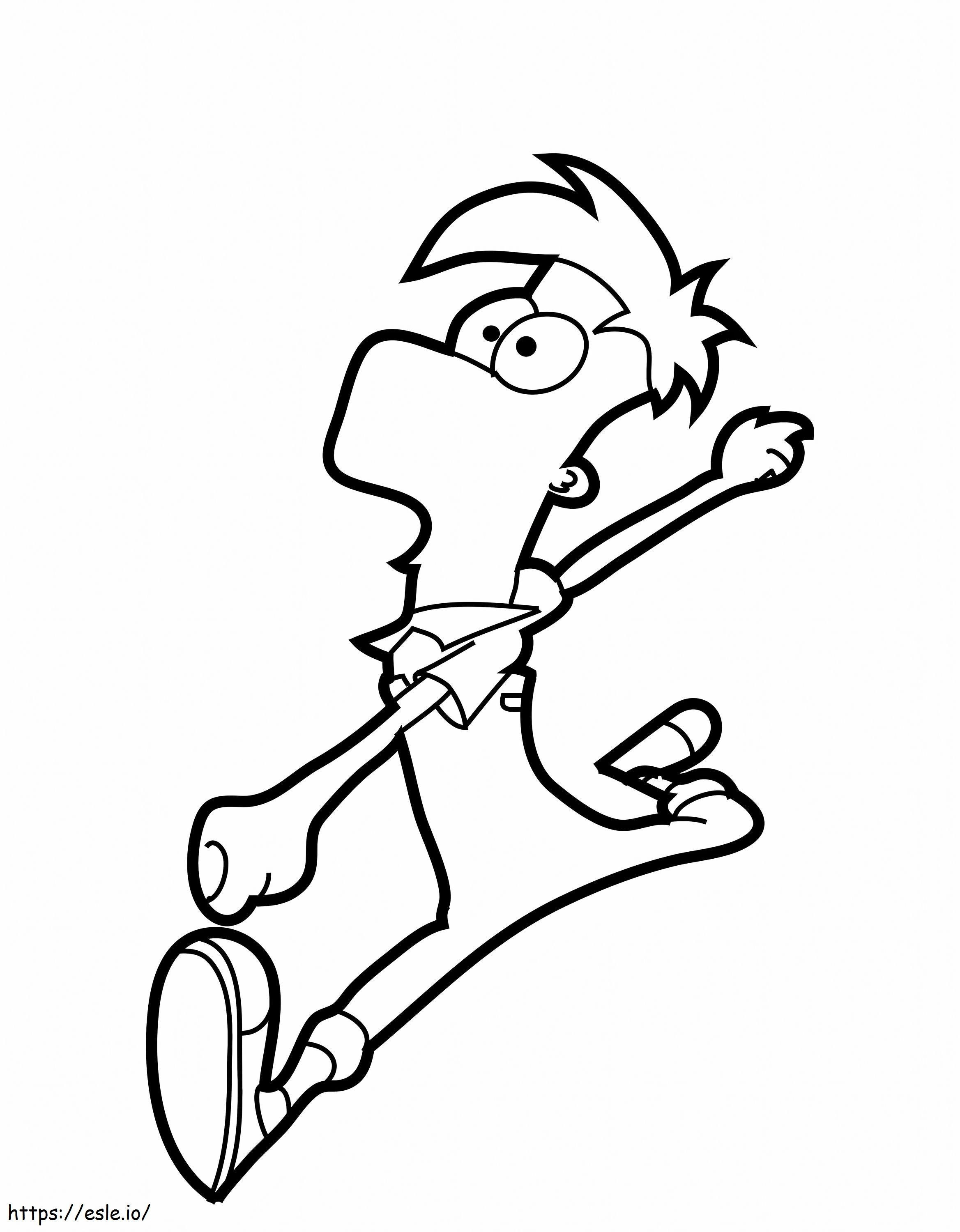 Coloriage  Phineas et Ferb à imprimer gratuitement pour les enfants Vanessa à imprimer dessin