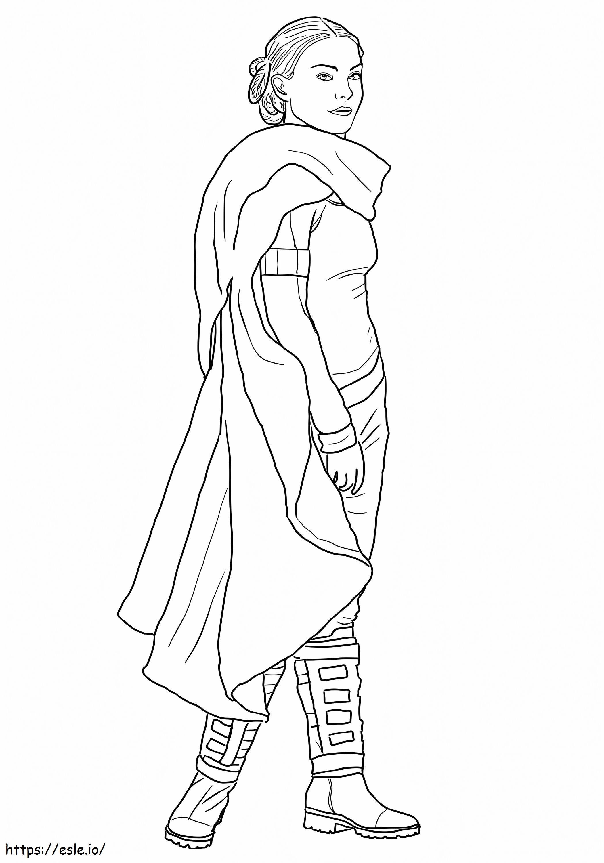Padme Amidala De Star Wars coloring page