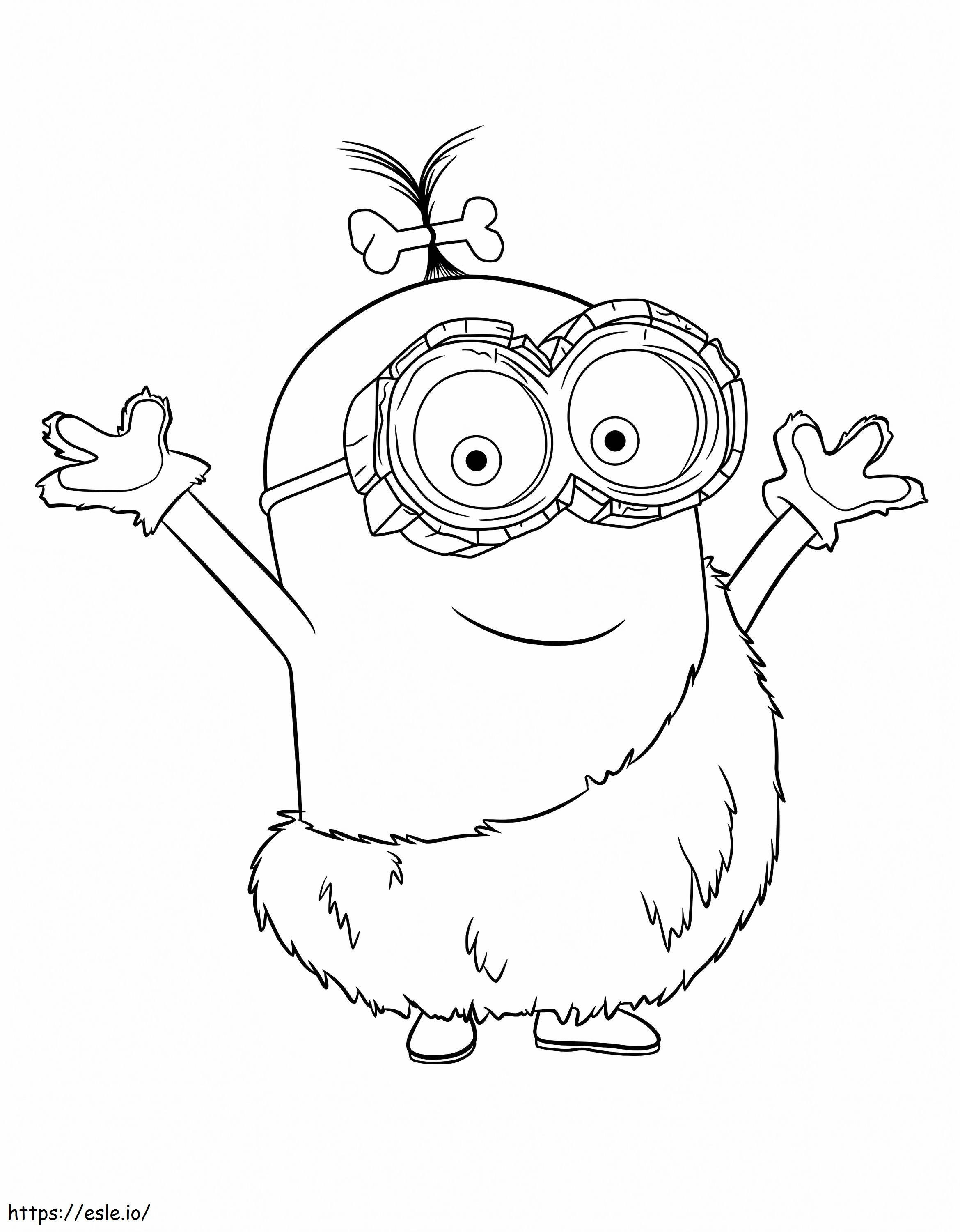 Minions 12 coloring page