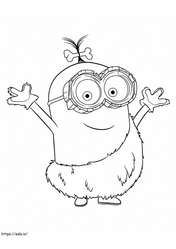 Minions 12 coloring page