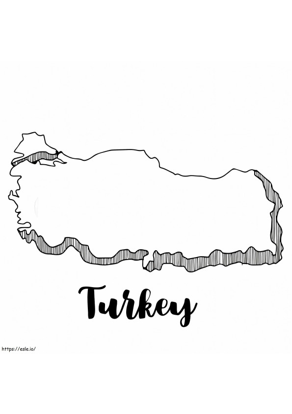 türkiye haritası boyama