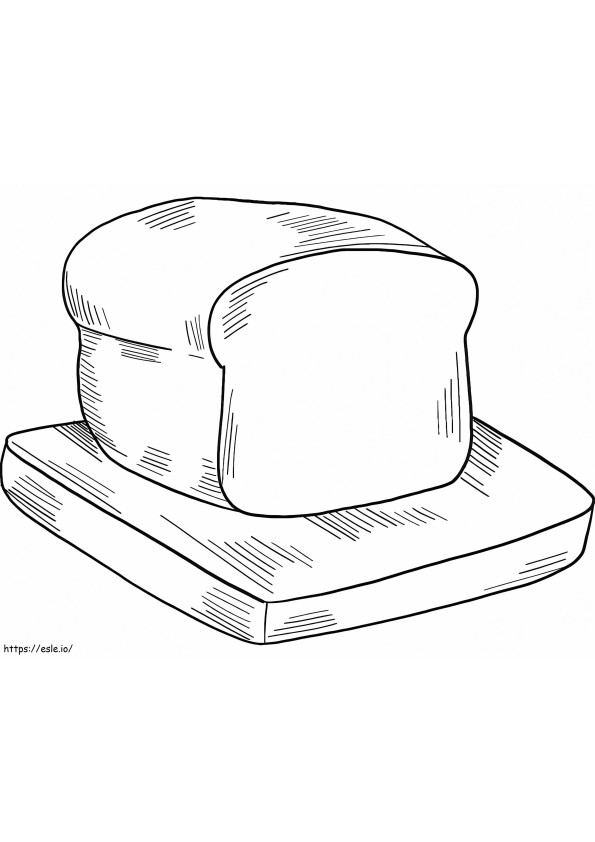 Darmowy chleb do druku kolorowanka