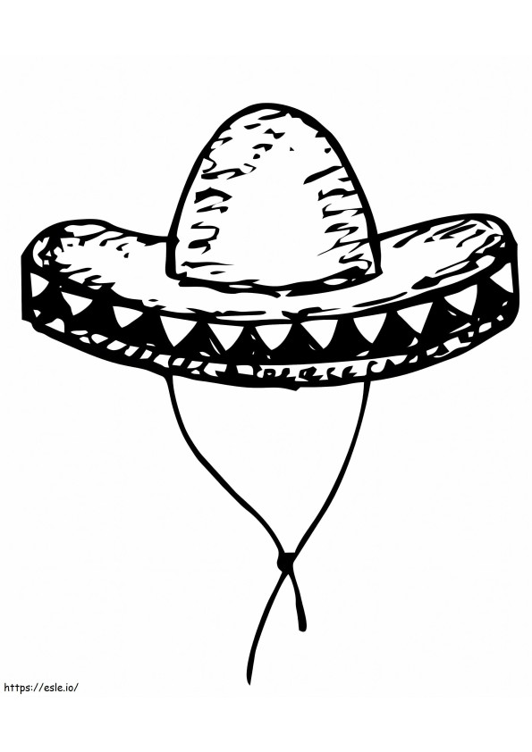 Nice Hat Hat coloring page