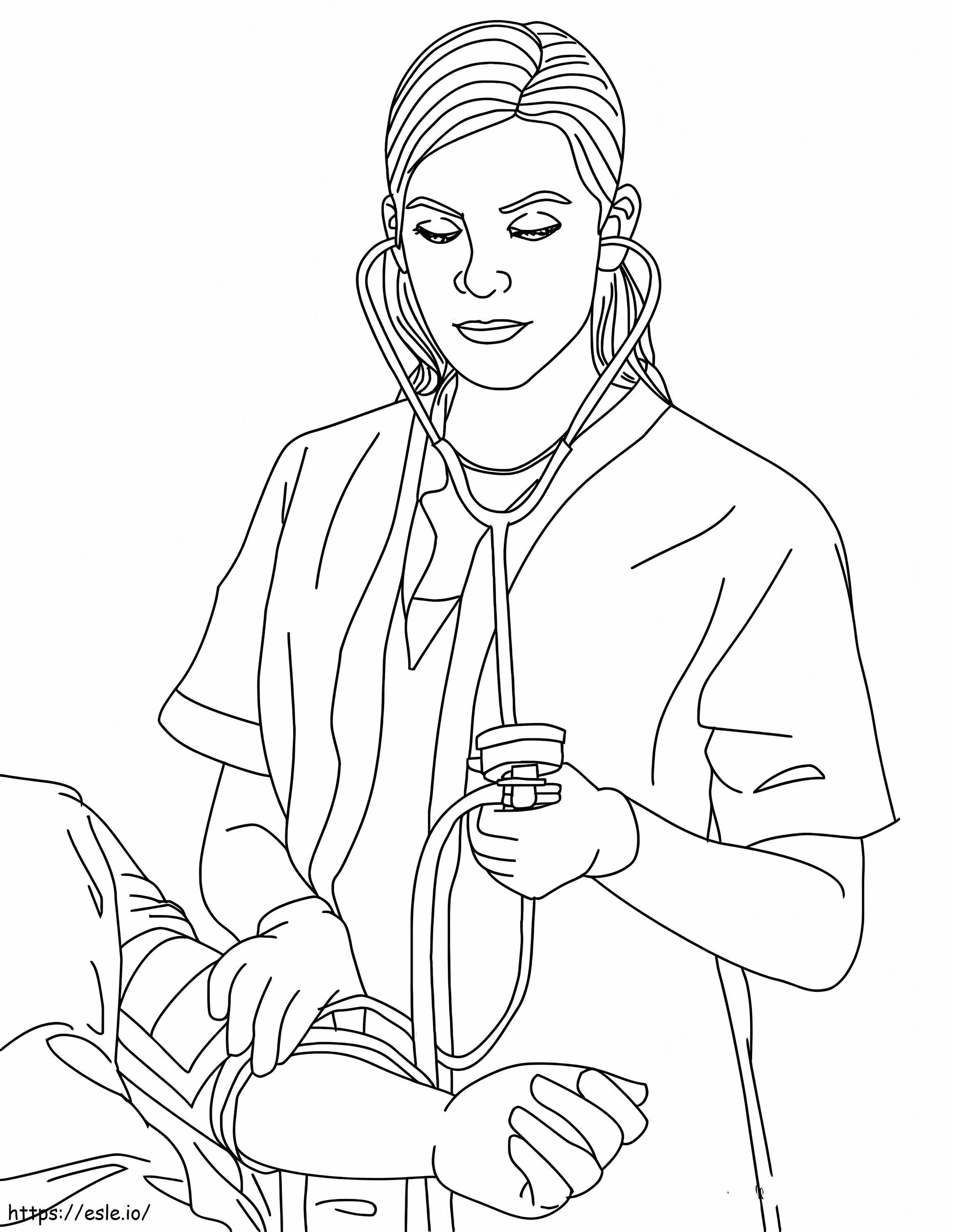 Basic Nurse coloring page