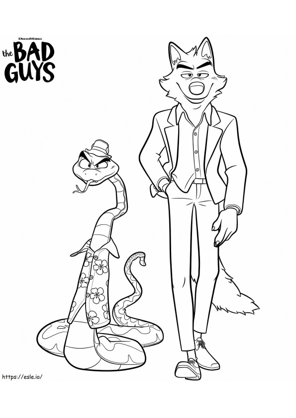 Mr Snake And Mr Wolf