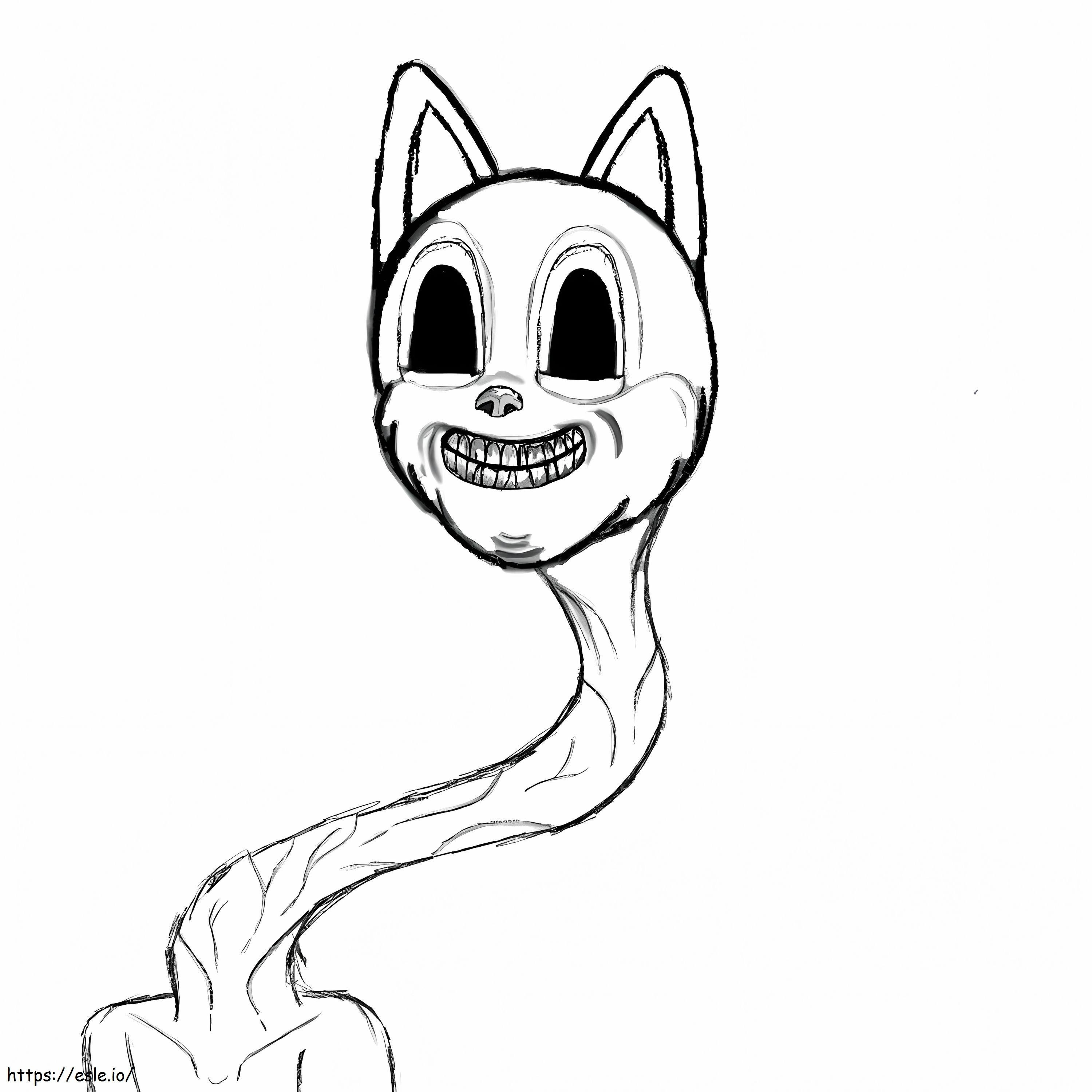 Halloween rajzfilm macska kifestő
