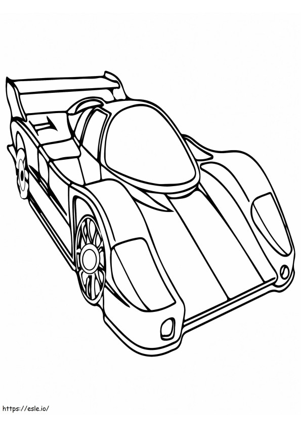 Sportwagendesign ausmalbilder