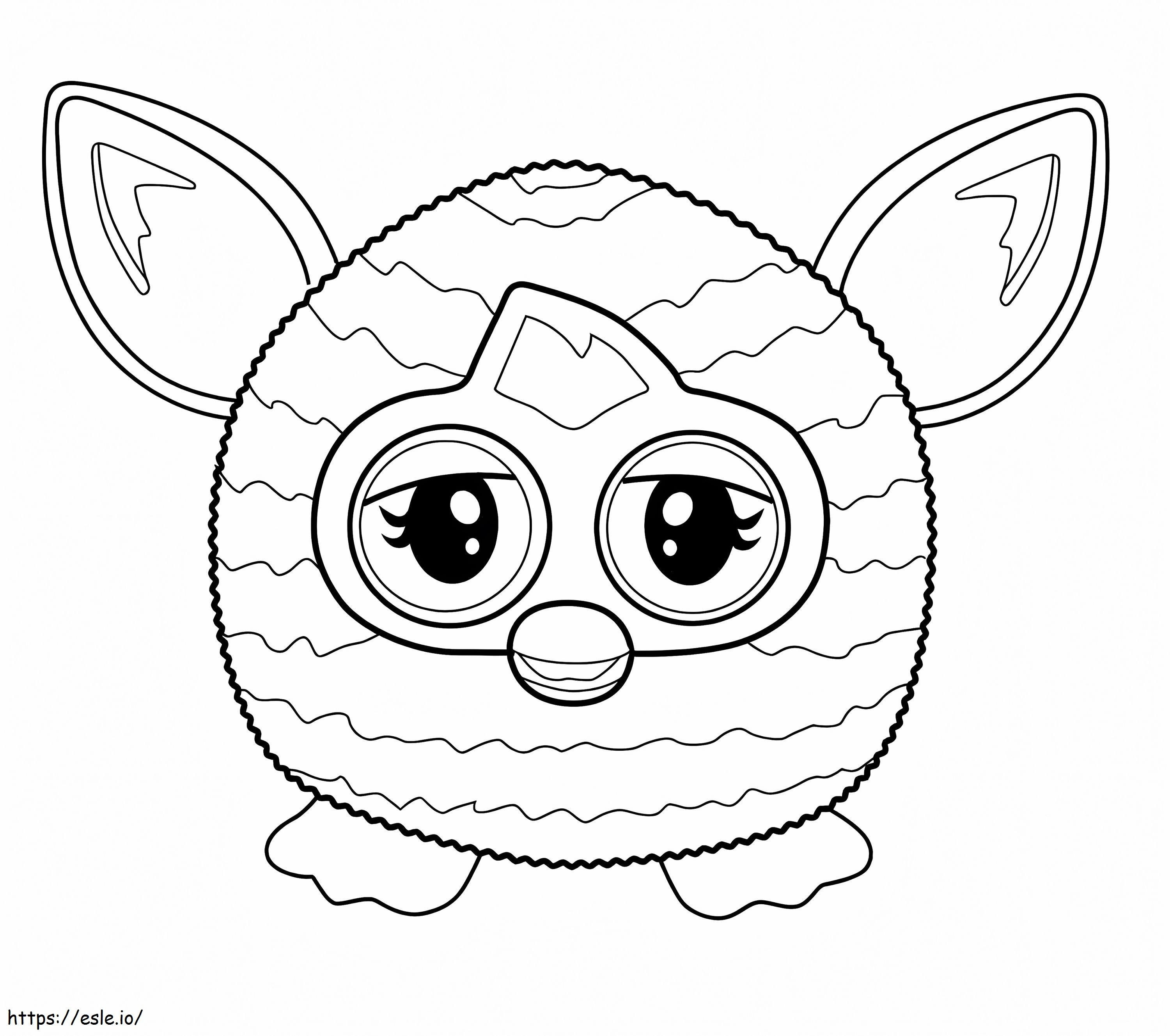 Pikku Furby värityskuva