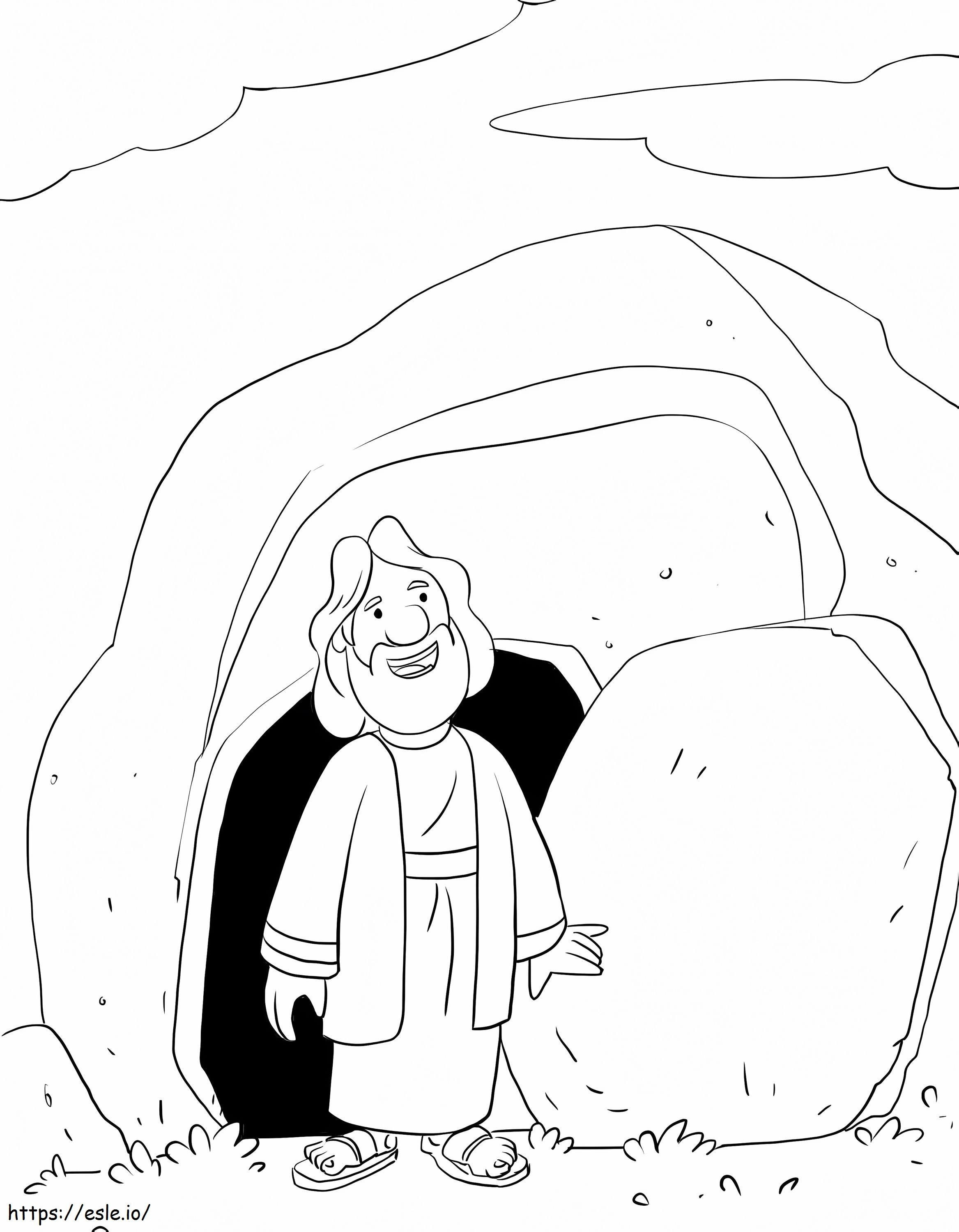 He Is Risen 5 coloring page