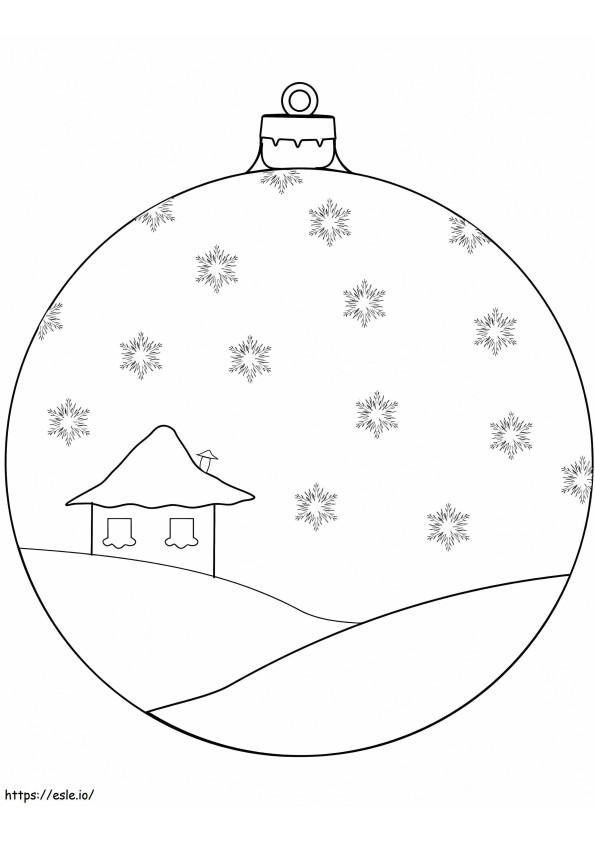 Cute Ornament coloring page