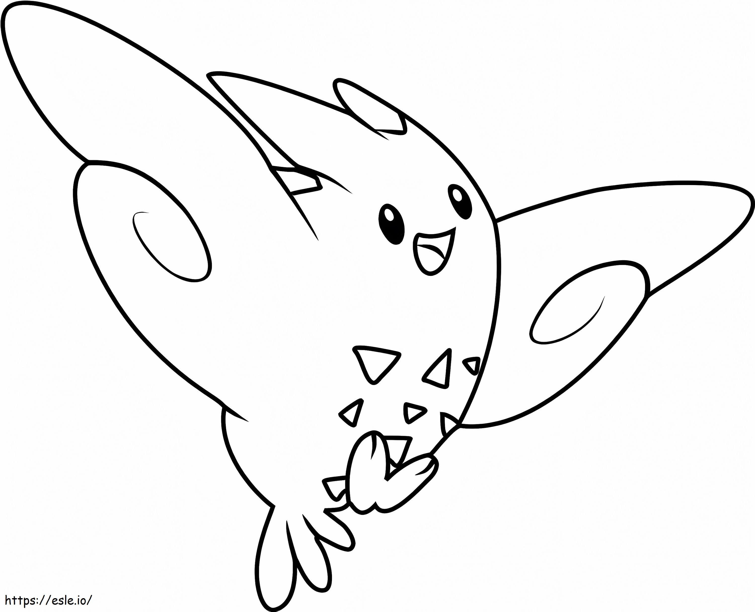 Togekiss Pokemon coloring page